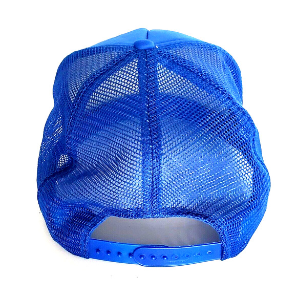 Vintage Route 66 Hat A Blast From The Past Trucker Mesh Snapback Cap Blue USA - Picture 2 of 3